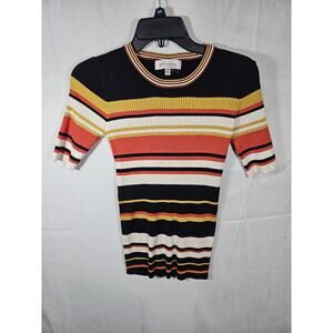 Philosophy Women's Striped Top Size X small Multicolor 3/4 Sleeve